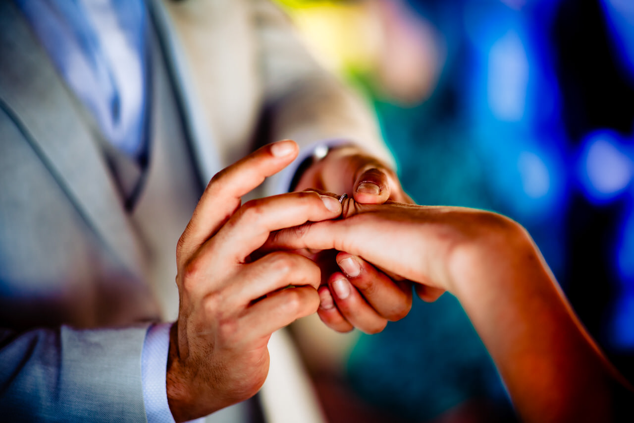 Mexico Wedding Photographer - exchange the rings