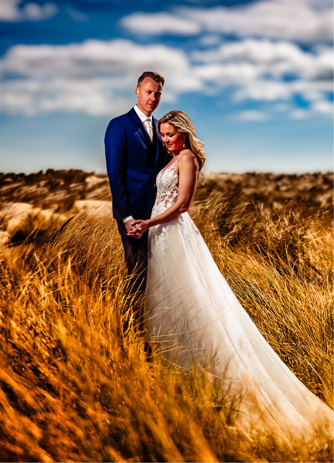 Bruiloftsfoto van een stralend bruidspaar – Eppel Fotografie, beste trouwfotograaf Benelux 2024-2025-2026